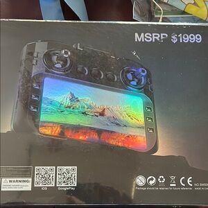 Drone with Dual Cameras - Black and Silver